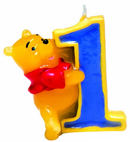 Vela de cumpleaños número 1 Winnie the Pooh