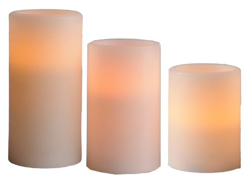 Best-Season-066-35-Juego-de-lmparas-LED-con-forma-de-vela-3-piezas-flameante-0