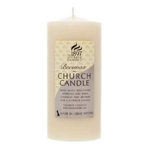 Vela de cera de abeja Church Candle con olor a miel